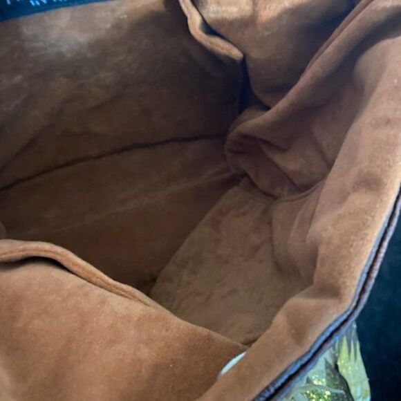 Purse-N-Alites by Nancy Brown Vegan bag with fringes - Picture 4 of 5